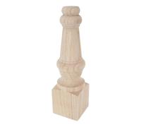 Hemobllo Pieds de Meuble en Bois Européen Massif Carrés de Rechange | Non Peints, Sculptés à Main, Installation Facile, Stables, pour Meuble Tv et Commode