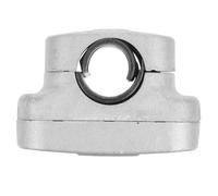 Hemobllo Pince de Poignée en Alliage D'aluminium pour Débroussailleuse 26-28mm Coussinet Intérieur, Support Ergonomique Polyvalent pour Accessoires de Jardinage