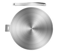 Hemobllo Plaque D'adaptation à Induction Accessoire de Cuisine Polyvalent en Acier Inoxydable Argenté Accessoire de Cuisine Polyvalent Diffuseur de Chaleur et Résistant pour Cuisson Gaz et Électrique