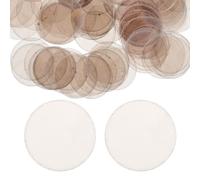 Hemobllo Plaque de Mica Ronde Isolante Thermique Résistante aux Chocs Thermiques, Pack de 100 Pièces pour Micro-ondes Industriels et Chaudières pour Surveillance de Combustion