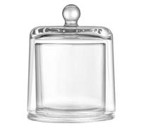 Hemobllo Pot à Beurre Style Moderne en Verre 210ml Couvercle Transparent Coupelle pour Bougie Décorative pour Restaurant ou Salle de Réunion