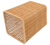 Hemobllo Poubelle Tressée Légère en Pp Style Pastoral pour Salon et Salle de Bains, Panier de Rangement Multifonction Forme Simple, Décoration Artistique pour Maison