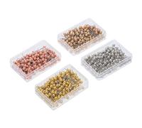 Hemobllo Punaises à Tête Ronde Lot de 800 en Plastique et Acier Inoxydable Fixation de Notes et Photos pour Tableau Liège pour Bureau et Maison