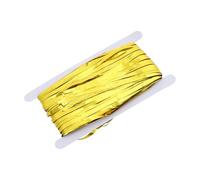Hemobllo Rideau Suspendu à Pompons Scintillants 1x2,45 M, Décoration Dorée en Plastique, Franges Métalliques pour Fête, Mariage et Anniversaire, Accessoire Déco Lumineux pour Intérieur