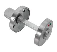 Hemobllo Serrure de Porte Indicateur pour Toilettes en Acier Inoxydable 304 Satiné, Verrou de Cabine Adapté aux Restaurants et Toilettes Publiques