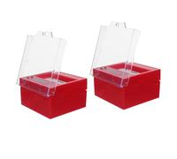 Hemobllo Sirène d'incendie de sécurité et Bouton d'urgence Manuel Rouge en Plastique, Pack de 2 pour alarmes Incendie dans espaces publics avec opération simplifiée