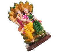 Hemobllo Statue en Résine du Couple Divin, Figurine Décorative Spirituelle | Atmosphère Rétro, pour Bureau et Étagère D’autel, Prop Photo, Petits Espaces, Bénédiction et Chance