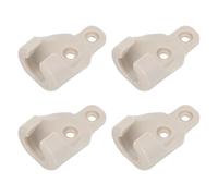 Hemobllo Support d'ancrage en Plastique Beige Installation Facile 4 Pièces Performance Solide pour Store Enrouleur Coupe-Vent pour Stores D'intérieur et Extérieur