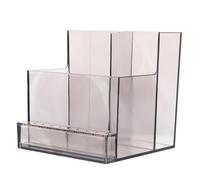 Hemobllo Support de Rangement Noir en Plastique Organiseur Compact pour Machine à Polir les Ongles pour Salon de Manucure ou École D'art Ongulaire