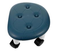 Hemobllo Tabouret à roulettes avec siège Plastique pour Usage à Domicile et pédicure, Design Simple et Fonction pivotante