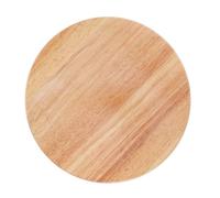 Hemobllo Tabouret Rond en Bois Naturel 35 cm avec Assise Ergonomique Lisse, siège résistant pour Restaurant et café