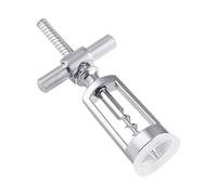 Hemobllo Tire-bouchon à Vis Créatif pour Vin Rouge Spirale en Acier Inoxydable, Ouvre-bouteille Compact et Pratique, Coffret Argenté pour Bar Cuisine