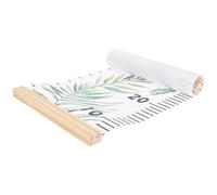 Hemobllo Toise Murale pour Garçon et Filles Tableau de Croissance à Suspendre au Mur en Bois Amovible Motif Feuille de Monstera Décoration Chambre Bébé Garçon Fille Mesure Hauteur Précise
