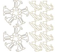 Hemobllo Trombones Animaux en Métal de Chien et Chat Adorables, Clips Délicats pour Organiser Papiers, pour Carnets et Cartes de Vœux