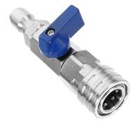Hemobllo Vanne à Bille pour Nettoyeur Haute Pression Accessoire Fiable et Solide 3/8 en Acier Inoxydable pour Lavage de Voiture et Jardinage
