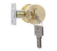 Hemobllo Verrou de Sécurité pour Porte D'entrée et Salle de Bain en Alliage de Zinc Or Contrôle par t Haut Niveau de Sécurité Résidentielle
