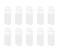 HEMOTON 10 Pièces Boîte de Rangement Extensible Couvercle Transparent pour Forets,