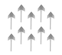HEMOTON 10 Pièces Truelle D'angle Extérieur en Acier Inoxydable Finition Lisse et Prise Ergonomique pour Réparation Murale et Enduit Facile