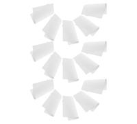 HEMOTON 15 Pièces Patch Autocollant pour Revêtement de Vinyle Blanc, | Pvc Adhésif, Finition sans Trace, Retrait Propre, pour Surfaces Carrelées ou Boisées en Zones Fréquentées