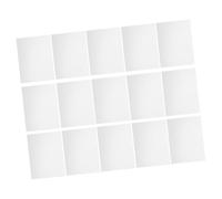 HEMOTON 15 Pièces Patch de Réparation Murale Autocollant, Pvc Blanc | Adhésif Auto, Retrait sans Résidu, Finition Peignable, pour Clôture Vinyle, Carreaux, Bureaux