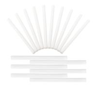 HEMOTON 16 Bâtons de Colle Thermofusible Blancs en Eva pour Bricolage et Réparation sur Bois et Métal, Faciles à Utiliser, pour Projets Artistiques DIY