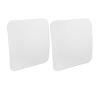 HEMOTON 2 Pièces Abat-jour Carré en Acrylique Blanc 11,6 Pouces, Anti