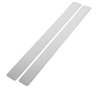 HEMOTON 2 Pièces Bandes Magnétiques Auto-adhésives en Fer 298x28mm pour Tableau Photo Mural, Barres Métalliques Résistantes la Déformation, Support Adhésif pour Affichage de Notes