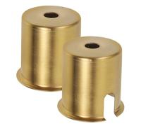 HEMOTON 2 Pièces Manchon de Luminaire en Fer Or Interface Standard E27, Accessoire Multifonctionnel pour Douille de Lampe de Table, pour Chambres et Boutiques