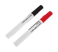 HEMOTON 2pièces Marqueur Peinture pour Pierre Tombale Noir et Rouge Stylo Réparation Indélébile pour Dessin et Restauration sur Monuments Extérieurs et Résistant aux Intempéries