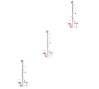 HEMOTON 3 Pièces Autocollant Décoratif Règle De Hauteur Stickers Muraux Animaux Art Mural Sur Toile Bouddha Règle De Hauteur De Mesure De La Croissance Enfant Mignonne Pvc Règle Murale