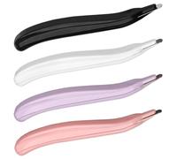 HEMOTON 4 Pièces Arrache-agrafes Portable en Plastique pour Écoles et | Retrait des Agrafes en Douceur, Poignée Ergonomique, Protège les Documents, Style Moderne, Usage Quotidien
