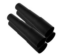 HEMOTON 4 Pièces Housse de Siège de Bureau à Vérin à Gaz en Plastique Noir, Accessoires pour Chaise Télescopique, Installation Facile et Longue Durée, pour Bureau et Maison