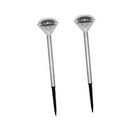 HEMOTON 4 Pièces lampes solaires sur piquet de jardin lumière solaire extérieure lampe solaire lampes solaires en plein air feux de panneaux solaires lampes à LED solaires de jardin allée