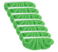 HEMOTON 6pièces Réutilisables pour Serpillière Lavables et Compatibles avec Balai Lingettes Humides et Sèches pour Sols Carrelage Marbre et Stratifié Remplacement Pratique