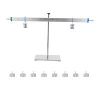 HEMOTON Balance Scolaire en Alliage D'aluminium Support Stable et Poids de Précision, Outil Pédagogique de Physique pour Éducation Scientifique en Classe