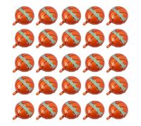 HEMOTON Ballons de Basket Accessoire Ballon Décoratif de Basket- Lot de 25 en Aluminium Orange 18 Pouces pour Décoration de Fête et Festival