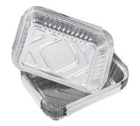 HEMOTON Boîtes en Aluminium Résistantes Haute Température pour Barbecue 950ml Rectangulaires Jetables 20 Pièces et Pratique à Domicile