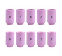 HEMOTON Buses de Soudage Tig 13n12 Faible Perte de Brûlure Lot de 10 en Céramique Longue Durée D'utilisation pour Torche de Soudage, Usage Professionnel