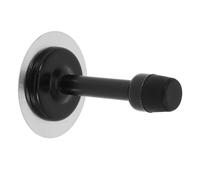 HEMOTON Butée de Porte Murale Protection Murale sans Perçage en Acier Inoxydable Embout en Caoutchouc Anti-bruit pour Bureau et Maison