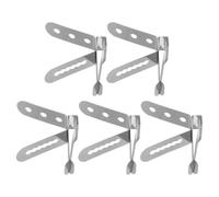 HEMOTON Clip Porte-sonde en Acier Inoxydable 5pcs pour Thermomètre Alimentaire, Design Multifonctionnel et Lecture Précise, Cuisine et Test de Température en Déplacement