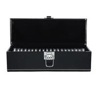 HEMOTON Coin Capsules Storage Box Slots avec Bague Mousse Boîte de Conservation Ronde pour Jetons et Médailles de Collection