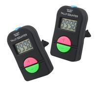 HEMOTON Compteur Numérique Électronique avec Affichage LED à Quatre Chiffres Fonction Plus/Moins, Stabilité Élevée et Installation Facile Pack de 2 pour Usage Éducatif et Industriel