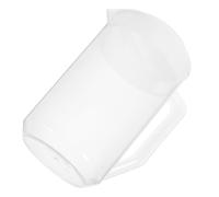 HEMOTON Grand Pichet en PC Réutilisable 4000 Ml avec Couvercle Transparent, Pichet à Jus pour Boissons D'été et Hydratation Bureau