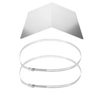 HEMOTON Housse Installation Facile en Acier Inoxydable Imperméable et Protection Solaire pour Caméra Extérieure pour Parcs et Surveillance Extérieure