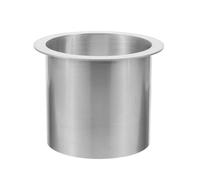 HEMOTON Œillet de Goulotte à Déchets en Acier Inoxydable Encastrable Rond | Surface Lisse, Résistante à Corrosion, Design Pratique, pour Usage Commercial et Professionnel Cuisine