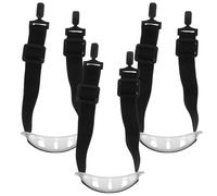 HEMOTON Jugulaire De Casque De Sécurité Réglable avec Boucle Élastique Confortable pour Casque De Sécurité en Extérieur 3 Pièces