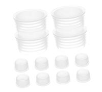 HEMOTON Lot de 12 Bouchons De Pot De Fleurs Ronds Réutilisables 2.50 Cm Étanches pour Jardinières Balcons Et Bacs À Légumes Accessoires De Jardinage