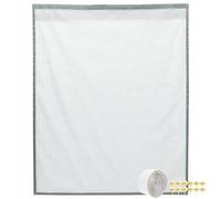 HEMOTON Moustiquaire Magnétique Auto-adhésive en Polyester pour Fenêtre Coulissante et Ouvrante, Écran à Mailles Fines Facile à Installer Ouvrir, 1 Set