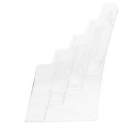 HEMOTON Organisateur de Fichiers Mural Incliné en Acrylique, Porte-brochures Transparent, Présentoir Robuste pour Bureau et Dortoir Scolaire