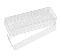 HEMOTON Organisateur de Forets Pratique en Plastique Abs, Boîte 48 Trous pour Têtes de Polissage, Rangement Compact pour Atelier de Manucure et Usage Personnel